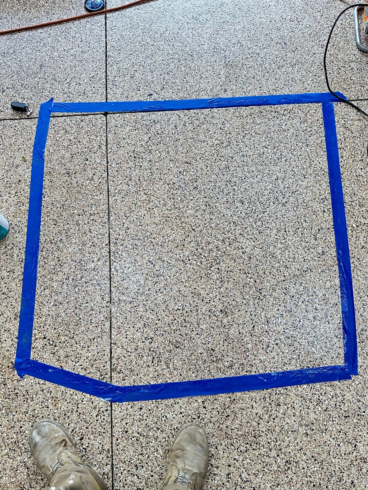 Stained Epoxy Repair